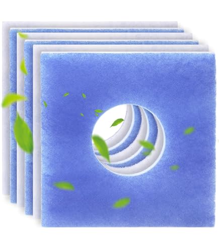 20 Filtros De Repuesto Para Ventilación Helios ELS | 160x160 Mm, Orificio 42 Mm, Clase G2 | Para Polvo Y Partículas Finas