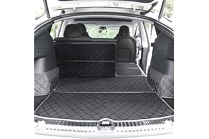 ‎SHOWEV ShowEv für Tesla Model Y Kofferraummatten Frachtmatten Haustiermatten wasserdichte rutschfeste Schutzfrachtmatte Oxford Leichtes Material Duty Geruchsneutral für Model Y Zubehör