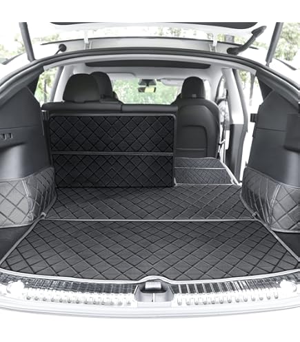 SUPER LINER Floor Mats For 2024-2025 2026 Tesla Model 3 Highland | 6-Piece Set Extra-Thick TPE All-Weather Floor & Cargo Liners | Pet & Child-Friendly Custom Fit Interior Accessories