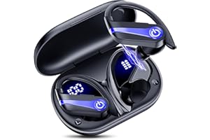 CoolJumper Auricolari Wireless - Impermeabilità IPX7 per Sport Estremi, Fino a 60h di Riproduzione, Bluetooth 5.3, Audio Premium e ENC, Controllo Touch, Compatibili con iOS e Android