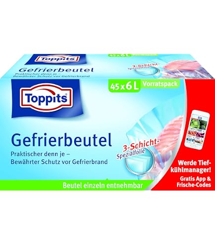 Profissimo Gefrierbeutel 3L – 26,5x30 Cm, 3-Schic Produktbild-Vorschau 2