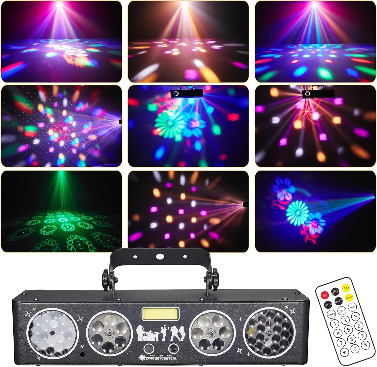 Avis d'Expert & Test Approfondi : XJG01 Lumière disco LED RVB pour DJ contrôlée (Sélection)