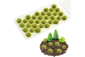 PPGGOPP Modellbau Gras, Grasbüschel Pflanzen Modell, Modellbau Gras Static, Miniatur Gras Deko, Mini Büschel Terrain Modell, Grasbüschel Grasmodell Modellgras, Miniatur Pflanzen Puppenhaus