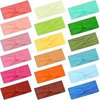 12er Pack Stirnbänder Für Damen & Herren – Bunte Turban-Stirnbänder, Einheitsgröße