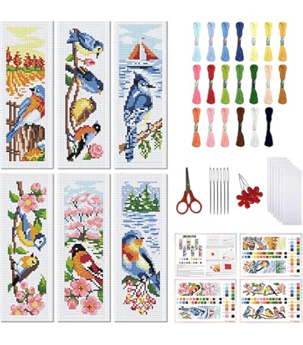 Heritage Point de Croix Set Aida Puffin, modèle à compter, lfpf1477-a, 6x7cm, € 14,49