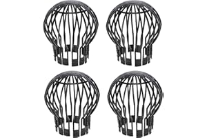 Bambelaa! Lot de 4 crapaudines pour gouttière d’environ 13,2 x 14,5 cm (diamètre x hauteur)