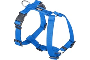 Chaba Guard Harnais pour Grand Chien, Anti Traction, Réglable en 5 Points, Empêchant la Traction et l'étouffement, Confortable et léger, Harnais de Poitrine Classique, Harnet Chien, Taille XL, Bleu