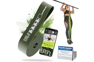 ‎WILD INSTINCTS Wild Instincts Premium Widerstandsbänder Krafttraining/Pull Up Band für Klimmzüge, Fitnessbänder Set/Resistance Bands Set/Gummiband Sport für Crossfit & Stretching +Tasche +Trainings App