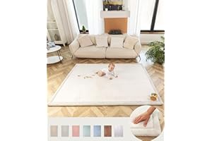 HAKUNA MATTE Tappeto Neonato 200x150x2,5cm, Grigio – Tappeto Morbido Bambini con Memory Foam – Tappeto per Gattonare Neonato Antiscivolo – Tappeto Bambini, Tatami, Tappeto Gioco Neonato
