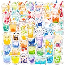 Obussgar Bubble Tea Feestdecoratie Set – 20 Delig, Met Banner, Taarttoppers, Ballonnen, Borden En Bekers