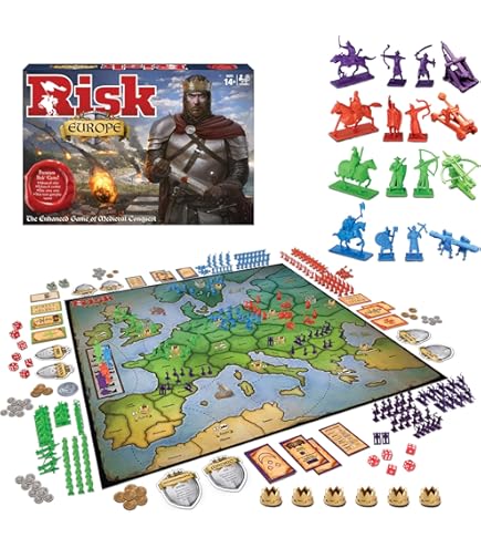 10 Armées Miniatures Risk Godstorm échelle ~1/72 - Occasion, Pour Jeu Ou Diorama