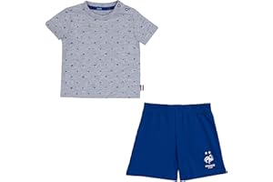Equipe de France de Football Ensemble t-Shirt + Short bébé garçon FFF - Collection Officielle
