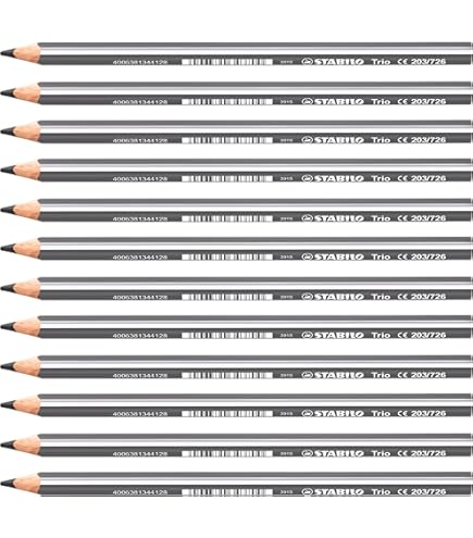 MILAN Boîte 12 Crayons Bicolores Triangulaires - Couleurs Lointaines