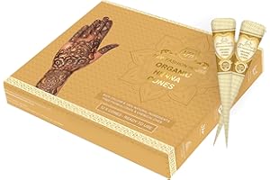 NEW FASHION HOUSE DULHAN BRIDE MEHINDI 12 Individual Cones 100% Organic Henna Mehindi Cones Ready To Use. No Chemicals, No Dyes Guaranteed Colour