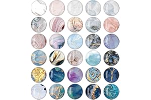 ‎BIROYAL BIROYAL 30 Stück Magnete Kühlschrank - Marmor Kühlschrankmagnete - 3D Kühlschrank Magnete für Magnettafel, Whiteboard, Pinnwand Küche - Home Decoration Magnet, Geschenke für Frauen & Männer