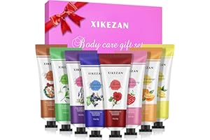 XIKEZAN Body Lotion Butter w/8 Pack Travel Size Body Cream Body Mousse Women Gifts Set,Natural Skin Care Products,Birthday Christmas Stocking Fillers Valentines Day Gifts for Her Women Girlfriend Mom Wife