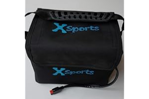 XSPORTS Battery Carry Bag for Electric Golf Trolley. 30-36ah Size, Pro Rider, Stowamatic, Caddymatic Golf Trolley Battery Carry Bag