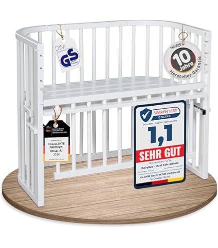 Babybay - Babybay - Maxi Co-Sleeper - Bett für Kinder - Natural Untreated