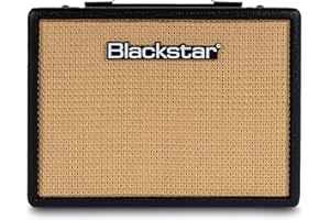 Blackstar Debut 15E Beginners Practice Electric Guitar Amplifier Combo With Delay Effect 15 Watt Headphone Input/Line In MP3 Playback (Black)