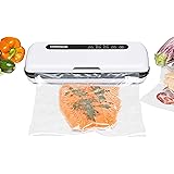 ROMMELSBACHER Vakuumierer VAC 110 - vollautomatisches Vakuumieren & Versiegeln, 2 Pumpengeschwindigkeiten, 2 Versiegelungszei