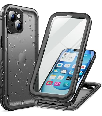 Custodia iPhone 15 Plus Indistruttibile Rossa 360 Protezione Totale
