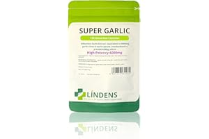 GRIZWALD Lindens Garlic 6000mg Odourless Capsules (“Super Garlic”) (365 Pack) Y