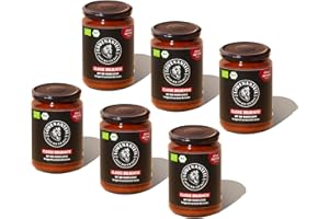 Löwenanteil - 100% Organic Stew Classic Bolognese - 6 x 570 g Glass - Protein-Rich Organic Ready Meal with Juicy Organic Beef, Tomatoes & Basil - No Added Sugar & Gluten Free