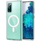 Ehr. Samsung Galaxy S20 FE ile Uyumlu Kamera Korumalı Magsafe Wireless Şarj &Ouml;zellikli K&ouml;şeleri Airbag Korumalı Şeffaf Silikon