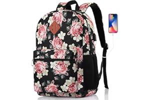 YAMTION Mochila Escolar Niña Mochilas Señora Mochila Portátil Mujer Mochila para Ordenador Mochila Universidad Colegio