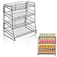 RULA Candy Display Rack, Snack Rack Display Stand, Metal Snack Organizer for Countertop, Snack Stand for Office and Stores,1 Pack