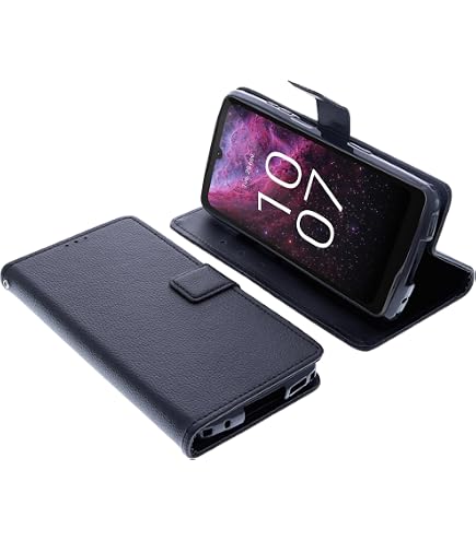 Coque Portefeuille En Cuir PU + 2 Verres Trempés Pour Crosscall Stellar-M6 - Protection Complète Et Élégante