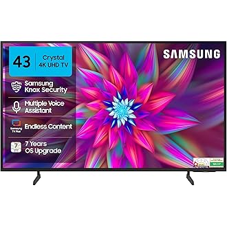 Samsung 108 cm (43 inches) Crystal 4K Vista Pro Ultra HD Smart LED TV UA43UE86AFULXL