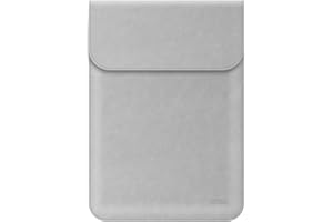 TECOOL 13-13.3 cali Skórzany Ochro Pokrowiec Laptopa, Wodoodporny Torba Laptop Pokrowiec 2010-2017 Macbook Air 13(A1466/A1369), 2013-2015 Macbook Pro 13 (A1502/A1425),13.5 Surface Laptop-Szary