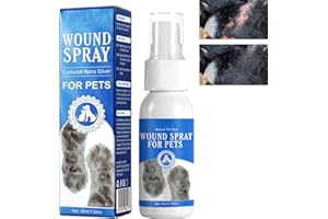 GNAUMORE Pansement Liquide Transparent Imperméable pour Chiens et Chats,Spray de Guérison des Plaies,Spray de Nettoyage pour Animaux de Compagnie,Pet Wound and Skincare Spray,pour Animaux Ddomestiques
