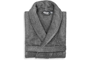 JASMIN ELINOR MENS LADIES UNISEX EGYPTIAN COTTON 500 GSM TERRY TOWELLING SHAWL COLLAR HOODED BATHROBE