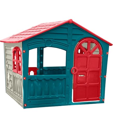 Imagine Playhouse Maison de jeu Montessori pour enfants à partir de 3 ans, jouet avec stylos et autocollants, cadeau fille et garçon