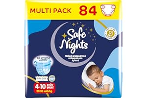 Babylino Safe Nights Boy, chłonne majtki nocne dla dzieci 4-10 lat (20-35 kg), 84 sztuki
