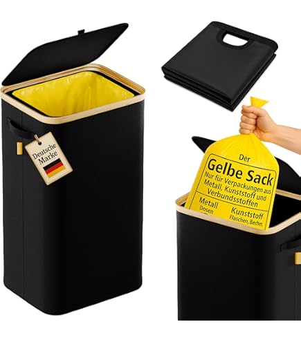 DOKRVLOQ Pfandflaschen Sammler - 106 Liter Aufbewahrung Mit Wasserdichter Innentasche