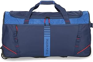 travelite Trolley Reisetasche mit Rollen, Sporttasche Basics Active, große Rolltasche im frischen Design, 71 cm, 86 Liter