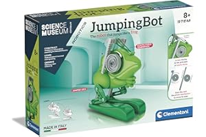 Clementoni- Science Museum JumpinBot: Engaging STEM Robot Toy, Build and Program Your Own Jumping Robot, Fun and Educational Engineering Experience, Explore Robotics and Coding Skills (8+ Years)