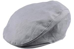 Bienzoe Boys Newsboy Baker Hat: Kids Cotton Linen Golf Outfit Cap