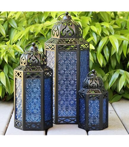 thumbnail: Vela Lanterns Marokkaanse Kaarslantaarn - Decoratieve Lamp Voor Binnen En Buiten, Ideaal Voor Ramadan, Feesten Of Terras