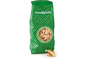 Mundo Feliz - Nueces de Brasil ecológicas enteras, 2 bolsas de 500 g