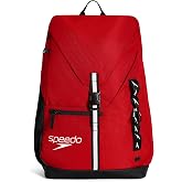 Speedo Team 35 litre sırt &ccedil;antası, &uuml;niseks, yetişkinler i&ccedil;in, kırmızı, tek boy