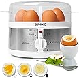 Duronic Electric Egg Boiler EB35 WE, Steamer for 7 Soft, Medium & Hard Boiled Eggs