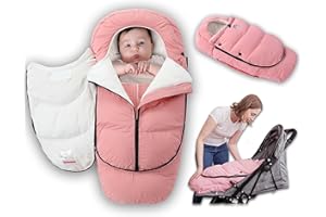 M F Y YI YI Baby Fußsack Winter Frühling und Herbst fußsäcke für Kinderwagen Doppelschicht fußsack Neugeborene angedickt und warm fußsack Schlafsack