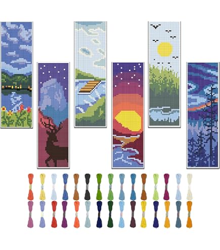 Merejka Kreuzstich-Set, 31x38 Cm – Inkl. Aida-Stoff, DMC-Garn, Anleitung, Nadel