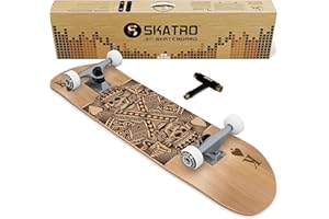 Skatro - Pro Skateboard, 78,7 cm, komplettes Skateboard, Alter: Erwachsene, Jungen, Mädchen, Anfänger und Kinder.