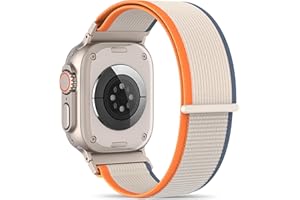 Higgs Correas Trail Loop Nylon Compatible con Correa Apple Watch Series 44mm Ultra3/2/1 49mm 42mm 45mm 46mm Hombre, Pulsera Suave Deportiva Ajustable para iWatch Serie 11 10 9 SE 8 7 6 5 4 3 2 1
