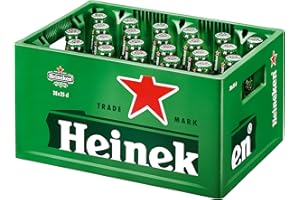 ‎HEINEKEN Heineken Pils Bier (28 x 0,25 l Flaschen) - Flaschenbier im Kasten, 5% Alkoholgehalt, 100% natürliche Zutaten, erfrischend milder Geschmack